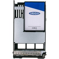 Origin Storage 1.92TB SSD in silver 3.5in SAS hot swap caddy with blue and white label.