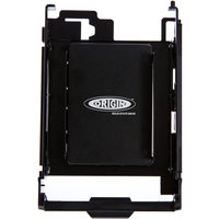 Black Origin Storage SSD 1TB 3.5in SATA TLC in hot swap caddy with visible logo and secure mounting frame.