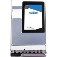 Origin Storage SSD 3.84TB in silver 3.5in NVMe U.2 hot swap caddy with black and white label.
