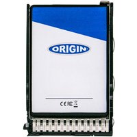Origin Storage 960GB SSD in black hot swap caddy, blue and white label with Origin logo.