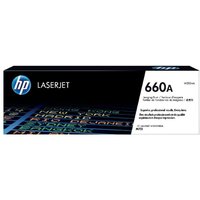HP 660A Imaging Drum Unit box, black with blue HP logo and white label detailing model W2004A.