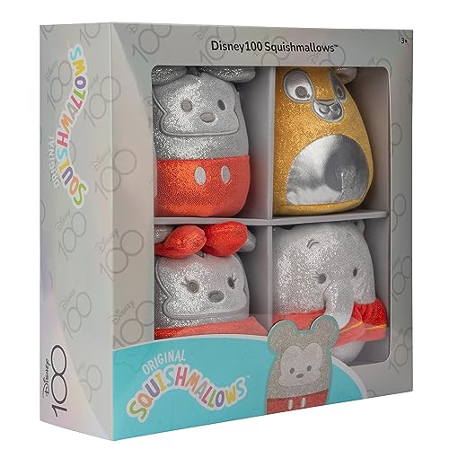 Original Squishmallows Disney 5' Soft Toy - Winnie the Pooh 4 Pack Box Set - image 2