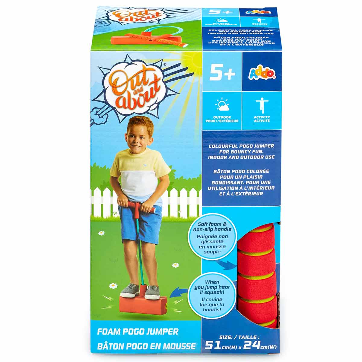 Out and About Foam Pogo Jumper Red - image 4