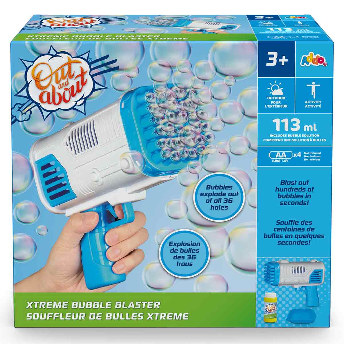 Out and About Xtreme Bubble Blaster (Blue) - image 2