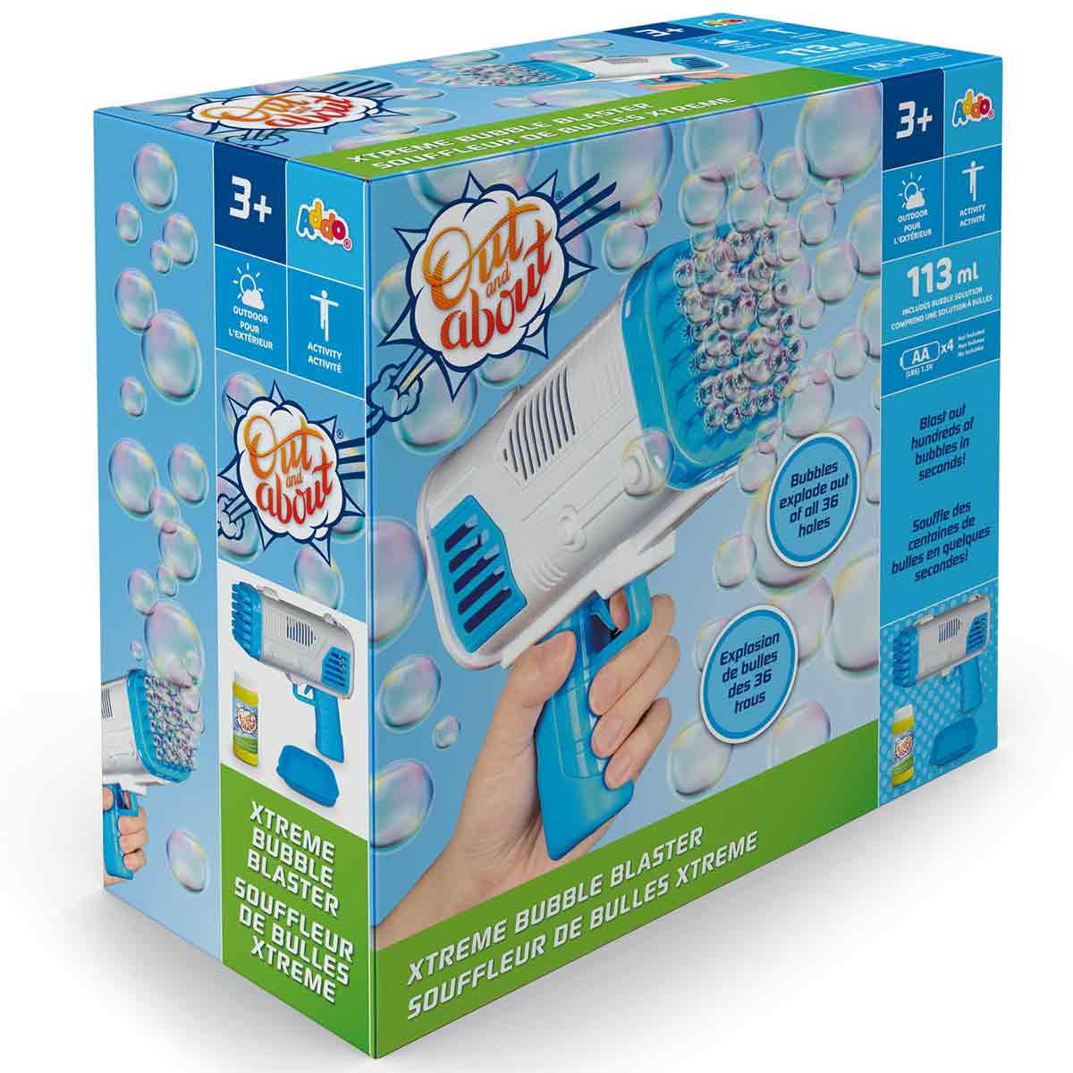 Out and About Xtreme Bubble Blaster (Blue) - image 3