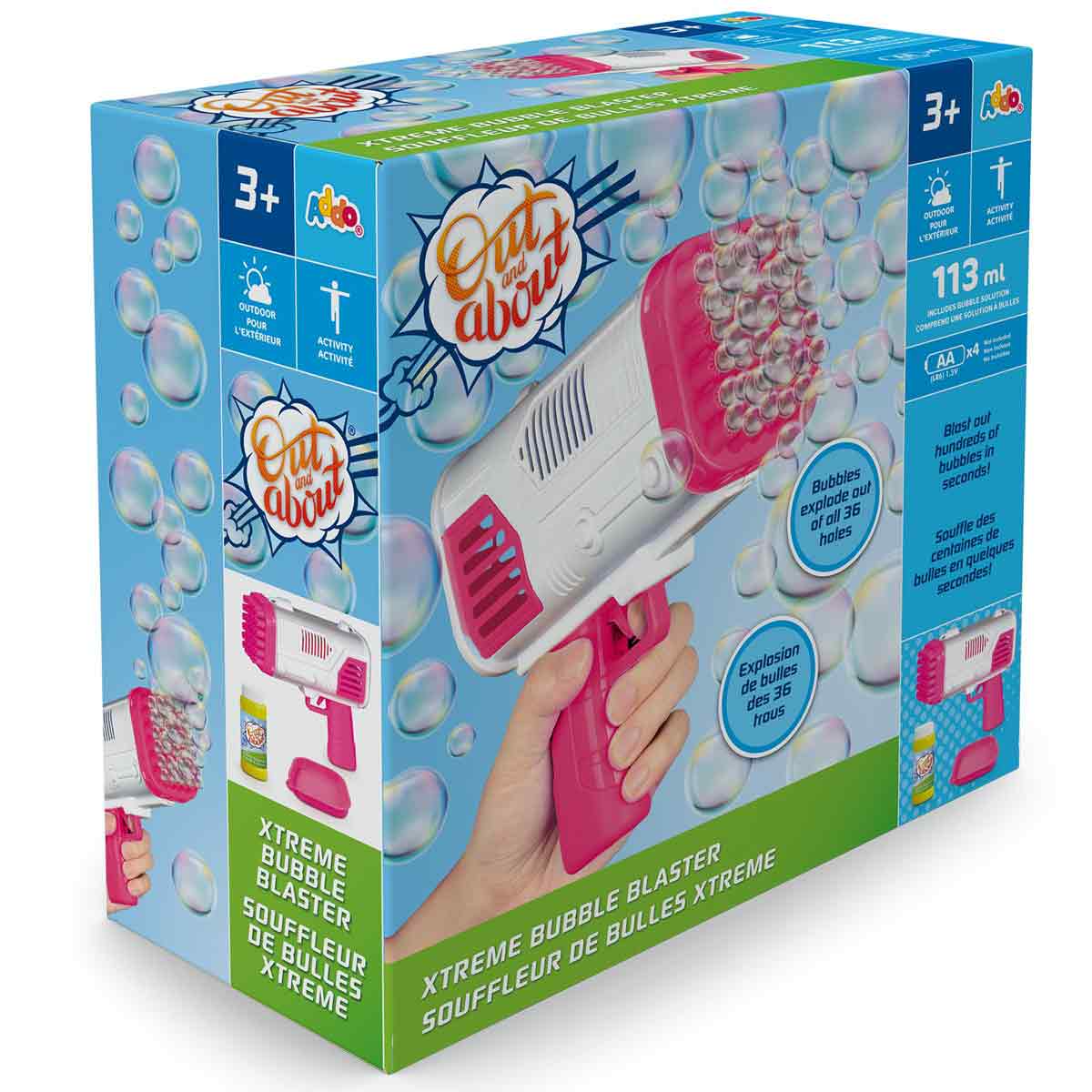 Out and About Xtreme Bubble Blaster (Pink) - image 3