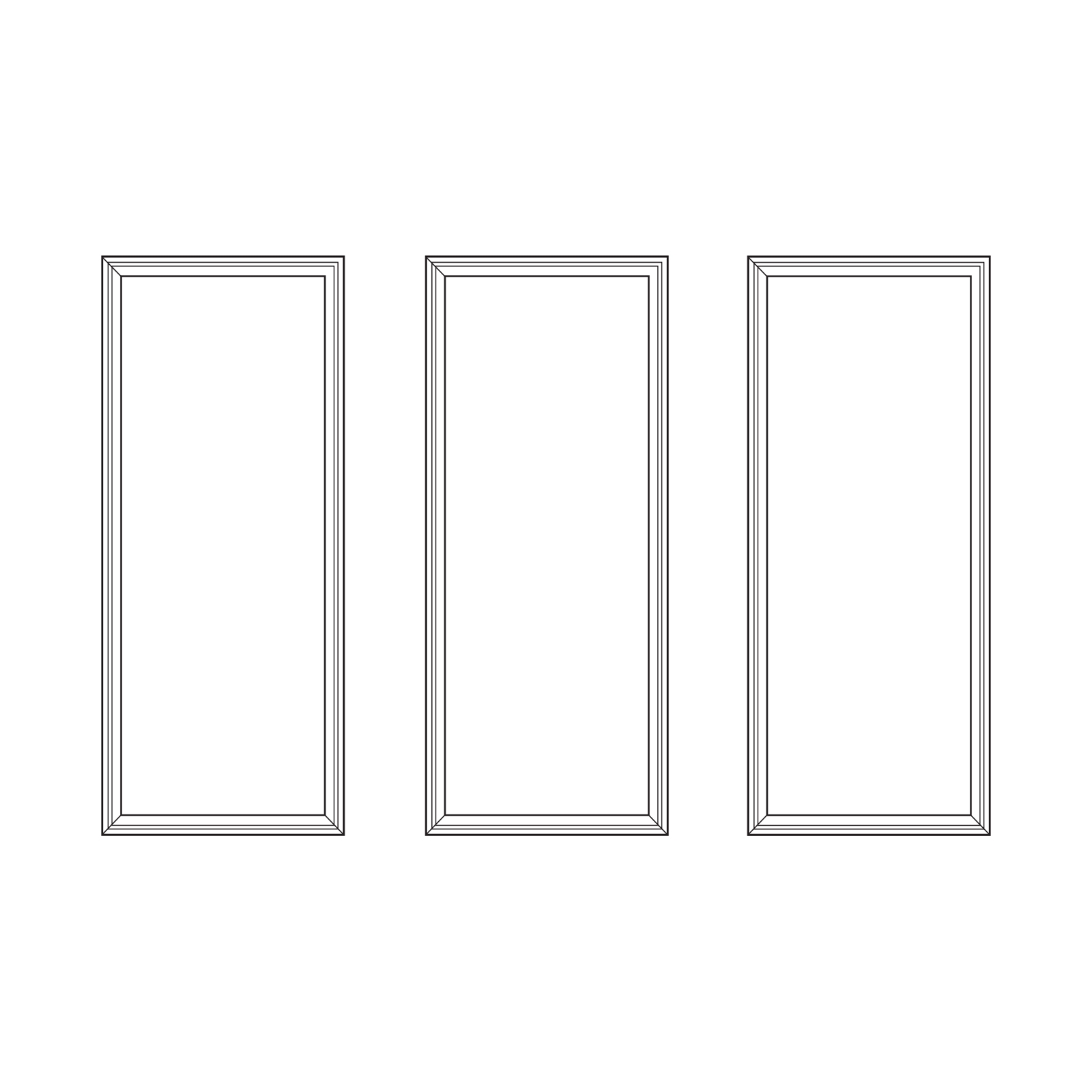Paint Ready Wall Panelling Kit White - image 3