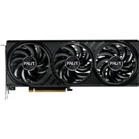 Black Palit GeForce RTX 5060 graphics card with three cooling fans and sleek design, 8 GB GDDR7 memory.
