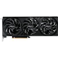 Palit GeForce RTX 5060 Ti graphics card, black with three cooling fans and sleek design, 16 GB GDDR7.