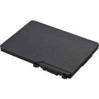 Black rectangular Panasonic CF-VZSU1AW laptop battery with connector pins on the side.