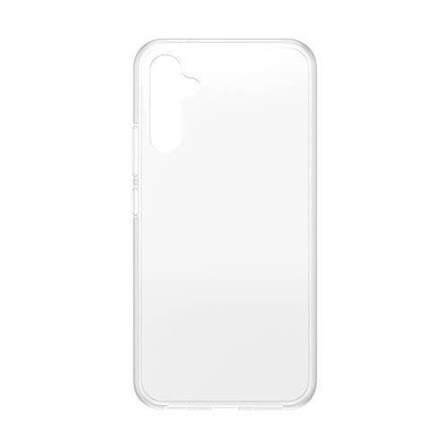 Transparent TPU case designed for Samsung Galaxy A35 5G, featuring a slim profile and precise cutouts for buttons and ports.