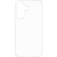 Transparent TPU case for Samsung Galaxy A36 5G, clear design with precise cutouts for camera and buttons.