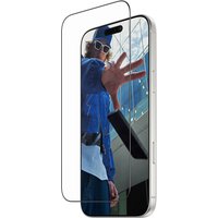 PanzerGlass screen protector for iPhone 17 Pro Max, ultra-wide fit, clear glass with precise cutouts.