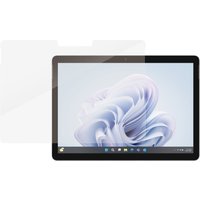 Clear PanzerGlass screen protector for Microsoft Surface Go with precise cutouts and anti-scratch technology.