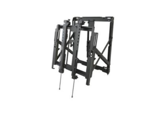 Black Peerless-AV DS-VW755S wall mount for flat panel displays, designed for 40" to 65" screens, featuring a sturdy metal construction and an 80 lb load capacity.