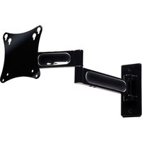 Black Peerless PA730 TV mount with adjustable arm and VESA plate for 29-inch screens.