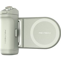 PGYTECH P-PG-036 smartphone grip, sleek gray design, foldable arm, textured handle, and PGYTECH logo on circular base.