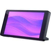 Black Phanteks LCD panel kit with a sleek design and vibrant purple display screen.