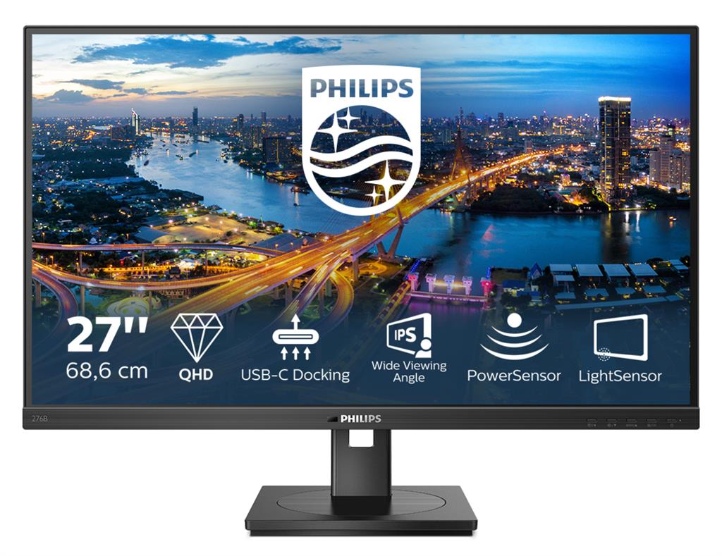 Philips B Line 276B1/75 computer monitor 68.6 cm (27") 2560 x 1440 pixels Full HD LED Black - image 2