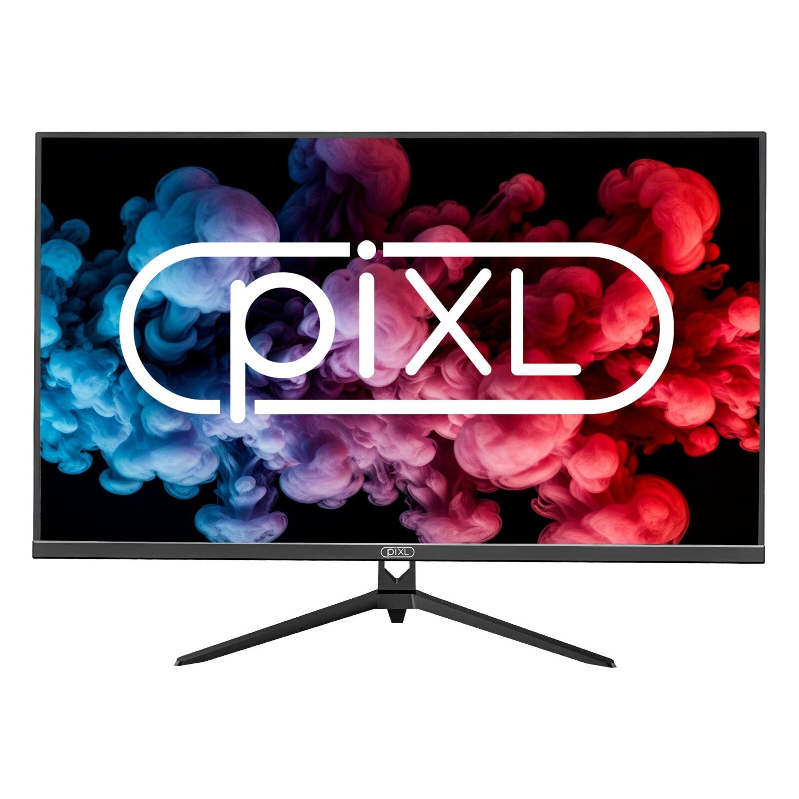 32-inch frameless monitor featuring a vibrant IPS LCD panel with Full HD resolution (1920x1080), 4ms response time, 75Hz refresh rate, and a sleek black stand.