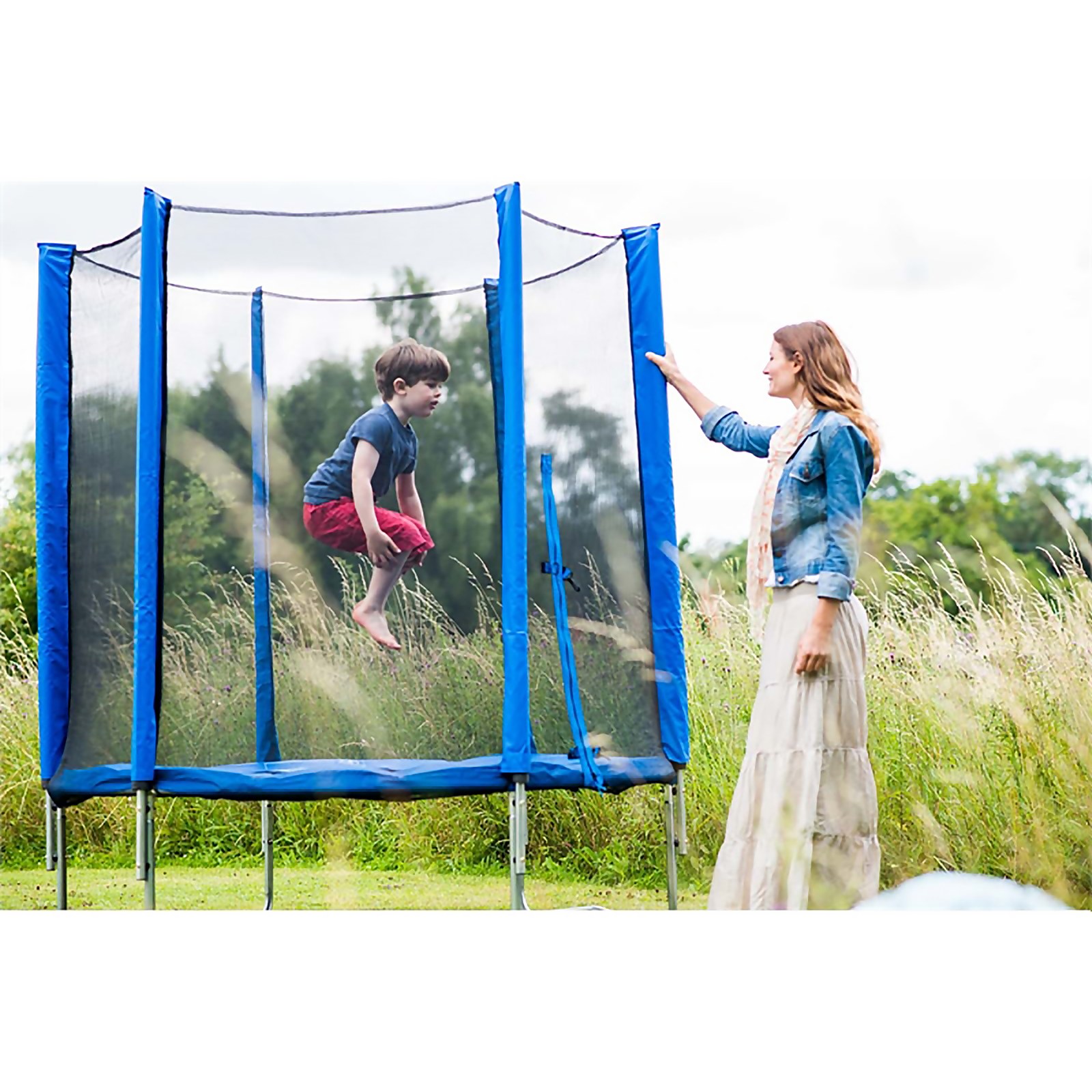 Plum 6ft Blue Springsafe Trampoline and Enclosure - image 2