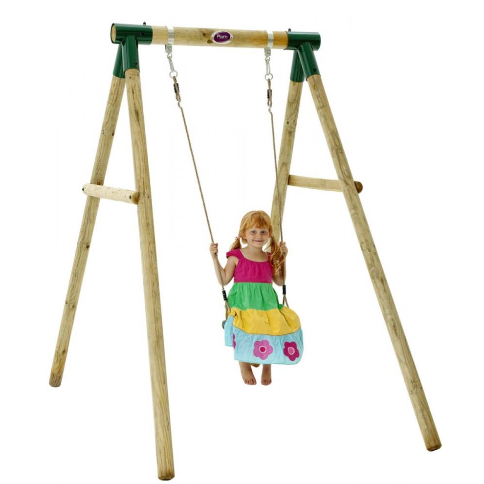 Plum Bush Baby Wooden Garden Swing Set - image 2