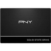 Black PNY CS900 250GB 2.5" SSD with textured surface and white logo, labeled "Solid State Drive" at the bottom.