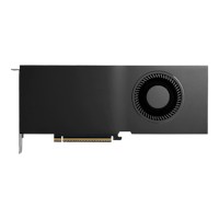 Black graphics card with a sleek design, featuring a large circular cooling fan and PCI-Express connector, labeled "PNY Nvidia RTX Pro 5000" with 48GB GDDR7 memory.
