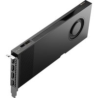 PNY NVIDIA RTX 4000 Ada graphics card, sleek black design, single fan, multiple ports, 20 GB GDDR6 memory.