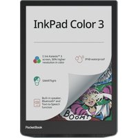 PocketBook InkPad Color 3 e-book reader, black, touchscreen, 32 GB, Wi-Fi, colorful display, comic art on screen