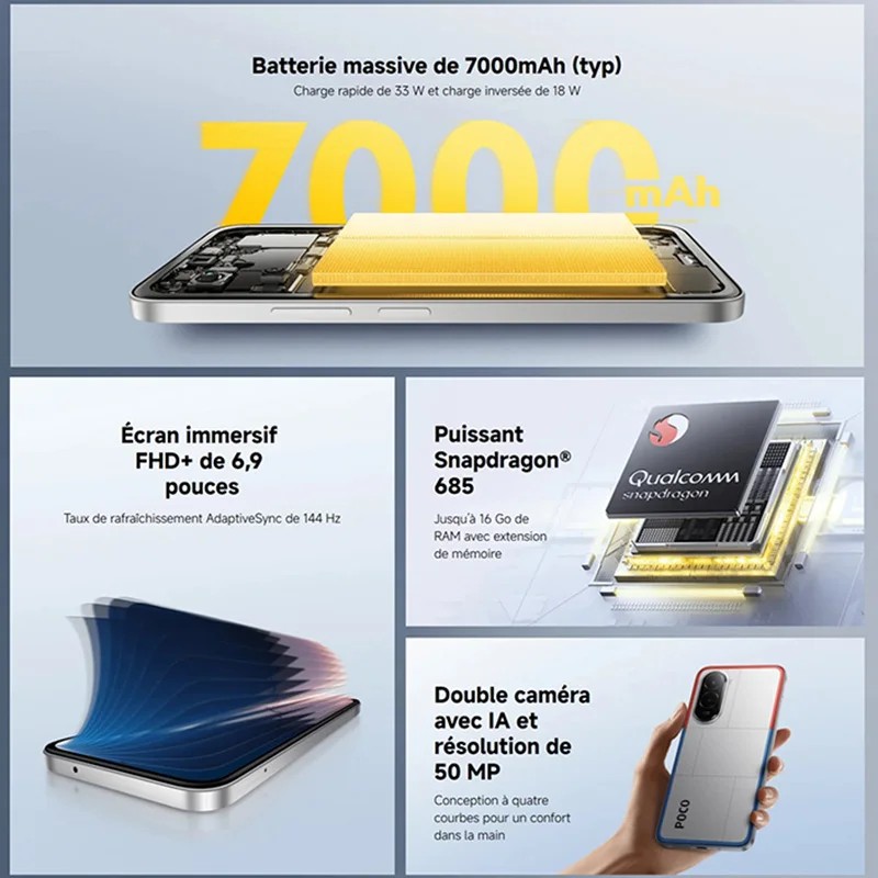POCO M7 Black 8 GB + 256 GB - image 2