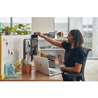 Poly Blackwire 3225 stereo headset with USB-C, 3.5mm plug, USB-C/A adapter, black with cushioned ear pads.
