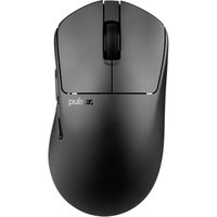 Black Pulsar X3 CrazyLight wireless gaming mouse, right-hand design, USB Type-C port, sleek matte finish.