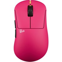 Pink Pulsar ZywOo Gen.2 wireless gaming mouse with black scroll wheel and side buttons, right-hand design.