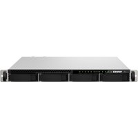 QNAP TS-h987XU-RP NAS Rack, 1U, silver and black, with Intel Xeon E-2334, 16GB DDR4, front panel ports and indicators