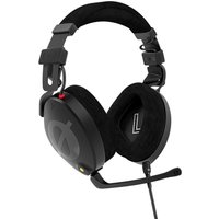 Black R�DE Hedse wired headphones with cushioned ear pads, adjustable headband, and attached microphone.