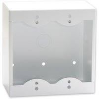 White Radio Design Labs SMB-2W remote control accessory with square shape and multiple mounting holes