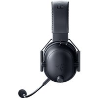 Black Razer Blackshark V2 Pro wireless gaming headset with detachable mic, cushioned ear cups, and adjustable headband.