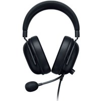 Black Razer BlackShark V2 X gaming headset with cushioned ear cups, adjustable headband, and attached microphone.