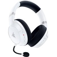 Razer Kaira Xbox wireless headset, black with green accents, cushioned ear cups, adjustable headband, attached microphone.