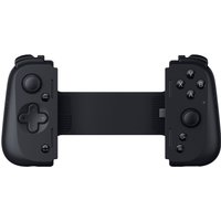 Black Razer Kishi V2 Pro Android USB gamepad with analogue sticks, D-pad, and buttons, expandable center grip.