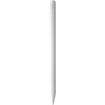 Sleek white Xiaomi Redmi Smart Pen with a smooth finish, featuring two side buttons and a fine tip for precise writing and drawing.