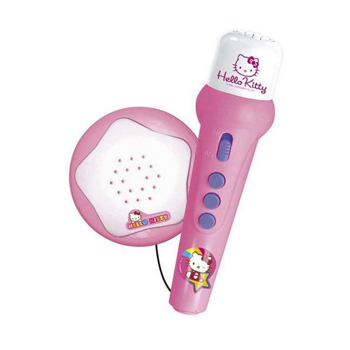 Hello Kitty Reig Hello Kitty Electronic Pink and Blue Microphone