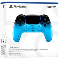 Rhythm Blue DualSense Wireless Controller for PS5 with gradient blue design, black grips, and central touchpad.