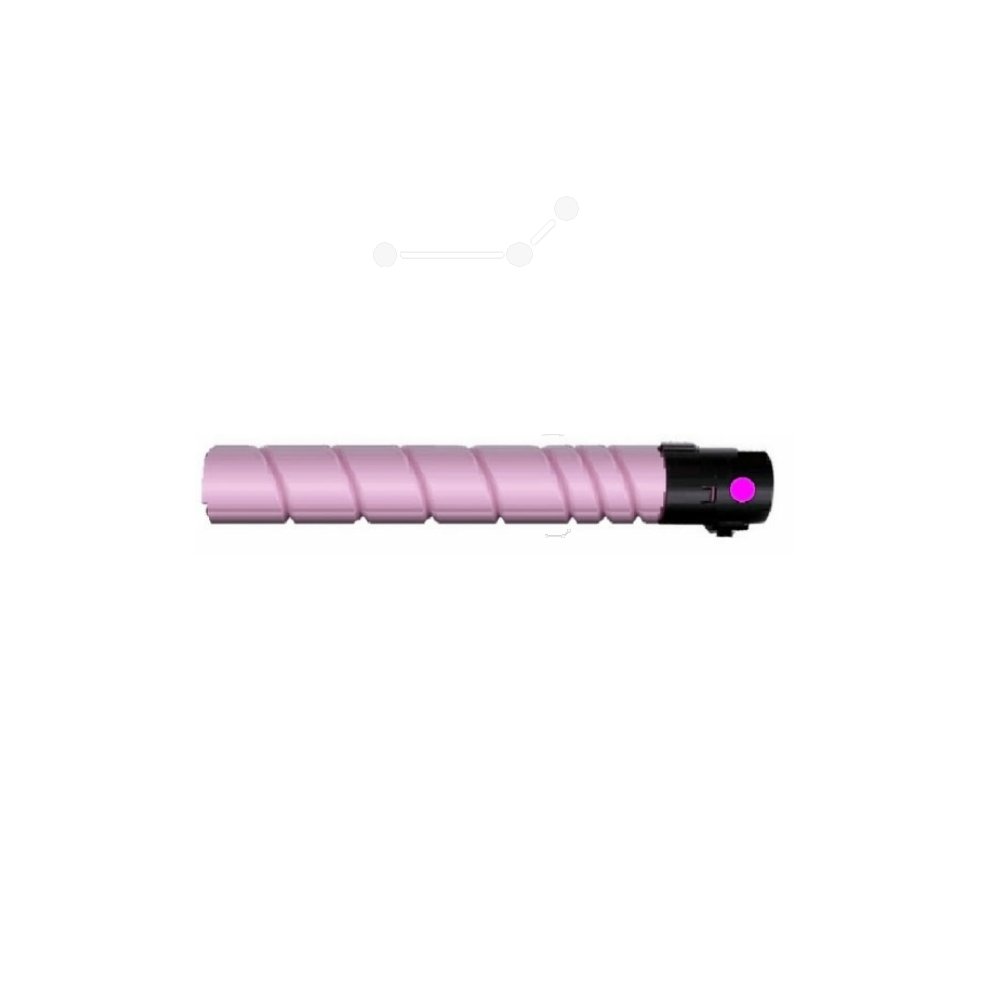 Cyan toner cartridge for Ricoh Aficio MP C 4503/4504, featuring a cylindrical shape with a black end cap and a pinkish body, capable of printing 22.5K pages.