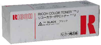 Black Ricoh toner cartridge box labeled "887813/TYPE FBK," weighing 340 grams, designed for Ricoh Aficio printers, with a capacity of 3.5K pages.