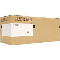 Brown cardboard box with Ricoh logo, white label, and printed symbols, containing Ricoh D1464042 fuser.