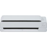 Black and white Ricoh fi-800R scanner with ADF, manual feed, compact design, 600 x 600 DPI, A4 size.