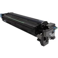 Black and cyan Ricoh drum and developer unit with rectangular shape and blue accents