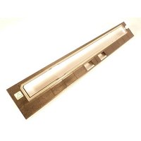 Black Ricoh PA03575-D934 printer/scanner spare part, rectangular with a clear central strip and small notches.